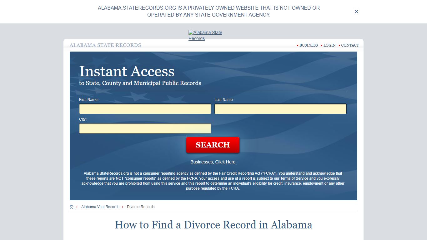 How to Find a Divorce Record in Alabama